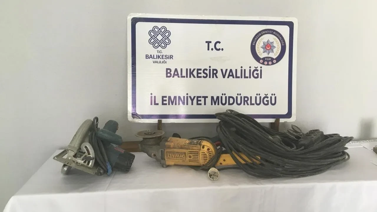 Gönen polisi faili meçhul hırsızlık olaylarını çözdü