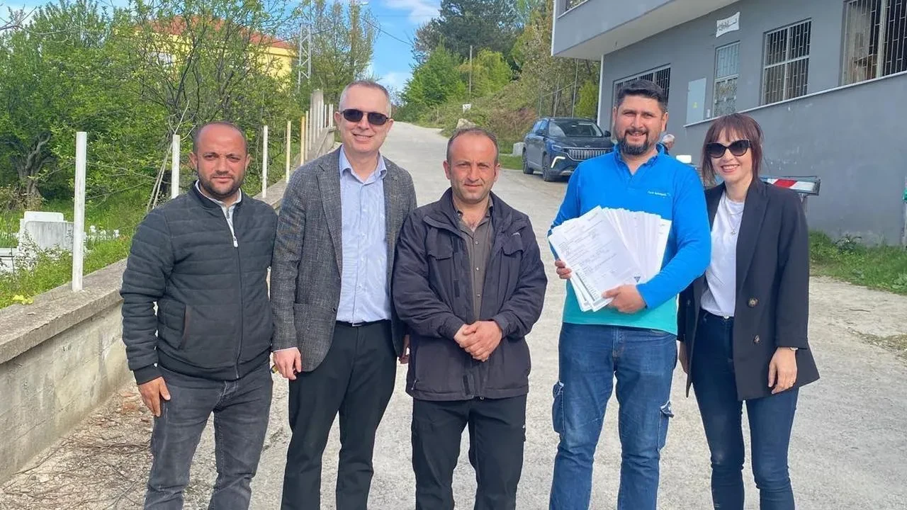 Sinop Türkeli Işıklı köyüne fiber internet geliyor