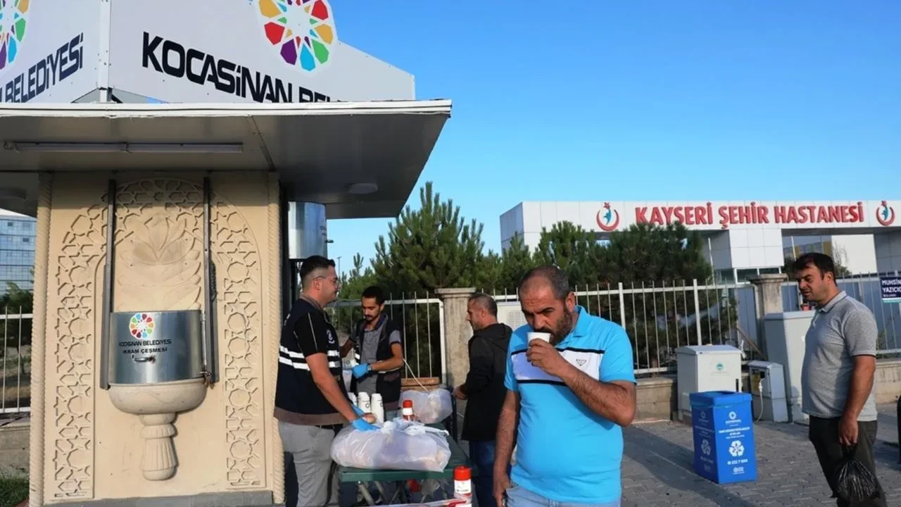 Kocasinan Belediyesi hastanelerde sıcak ikramlar sunuyor