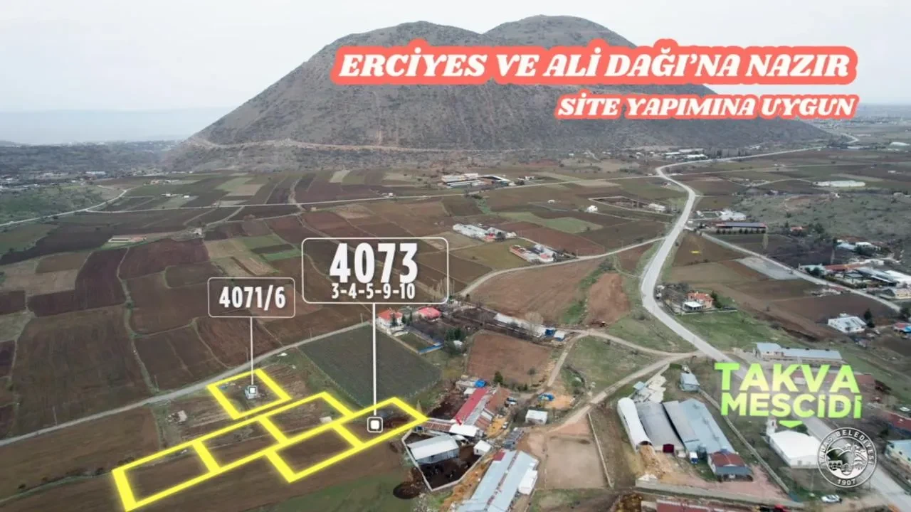 Talas Belediyesi villa ve daireleri taksitle satışa çıkarıyor