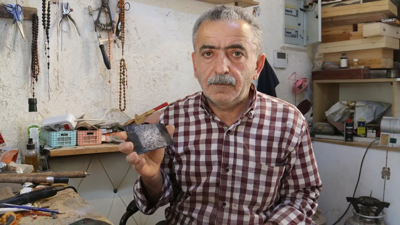 Sivas kemik tarakları sanat eserine dönüşüyor