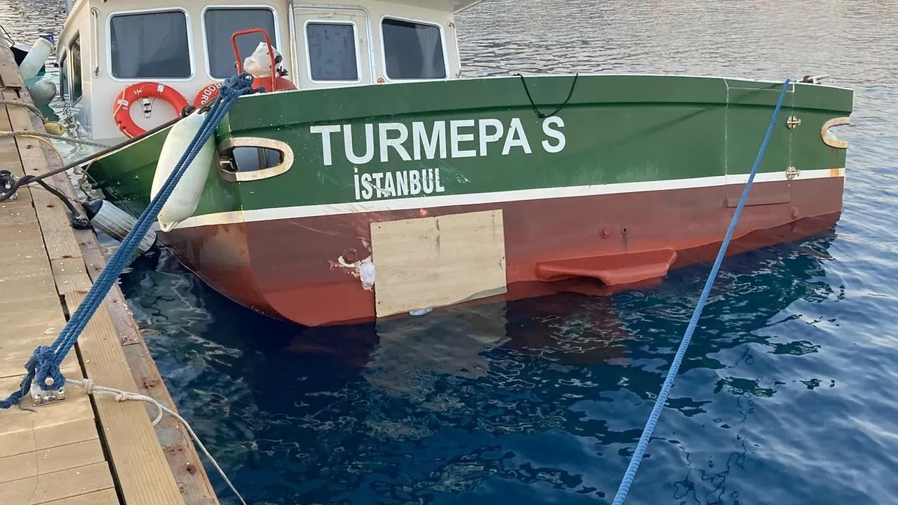 Yalıkavak Marina tekne kazasında botlar hasar gördü