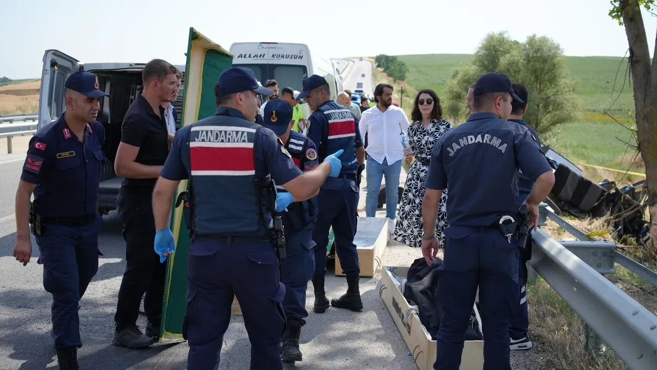 Edirne Uzunköprü yolunda feci kaza can aldı