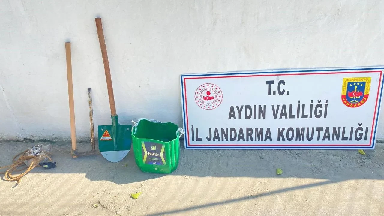 Didim sit alanında kaçak kazı yapanlar yakalandı