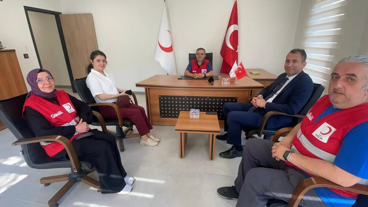 Bartın Kızılay Başkanı Yalçın yeni görevinde buluştu