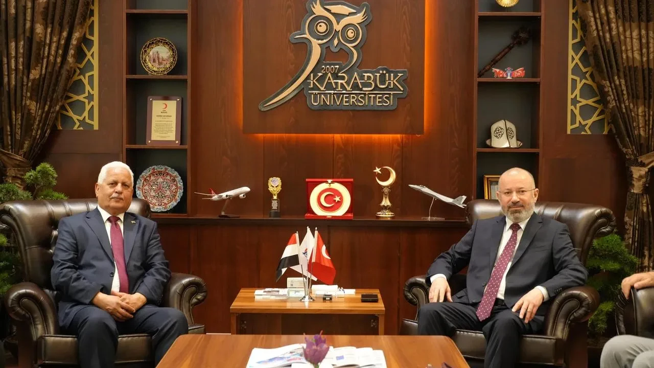 Yemen Büyükelçisi Karabük Üniversitesinde eğitim iş birliğini görüştü