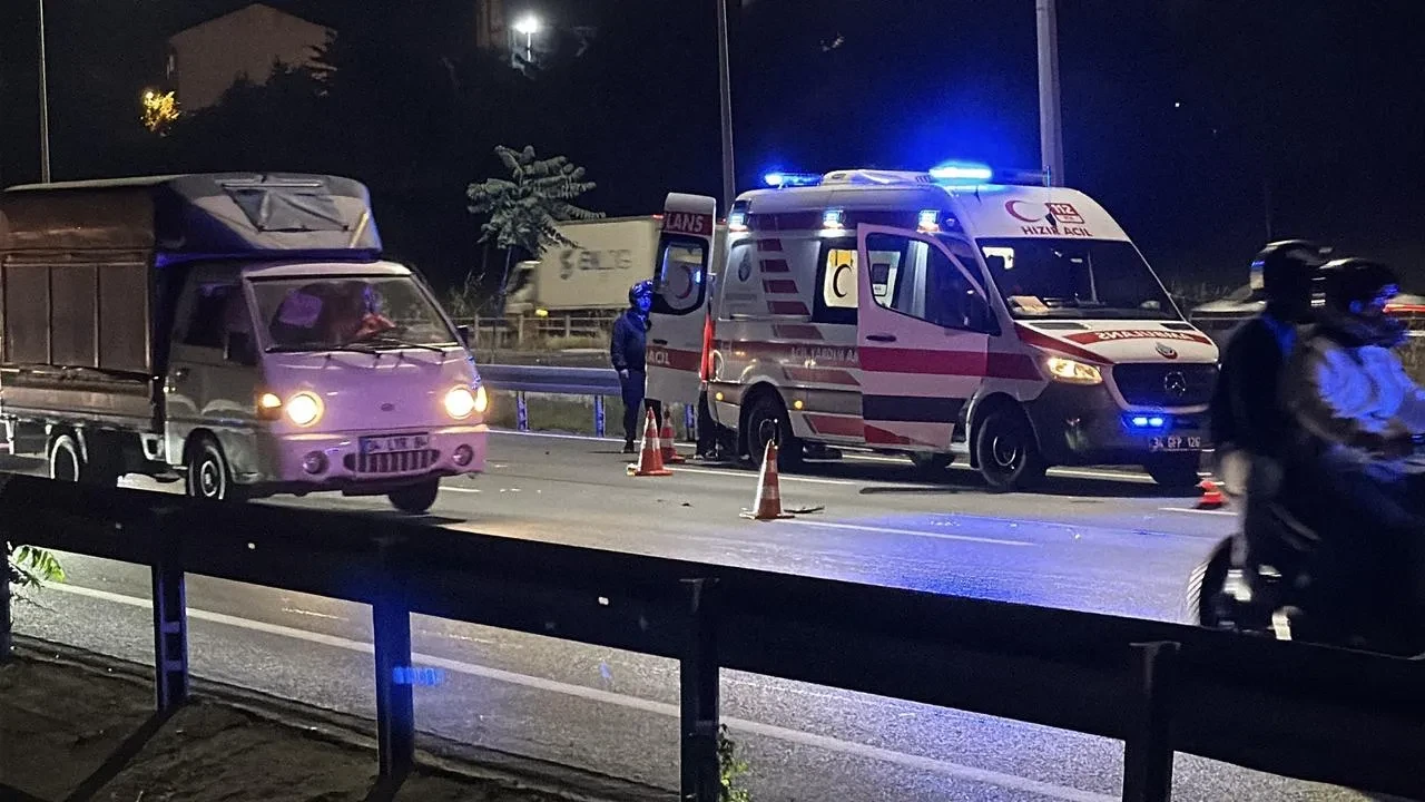 Kağıthane TEM yolunda atlayan yaya hayatını kaybetti