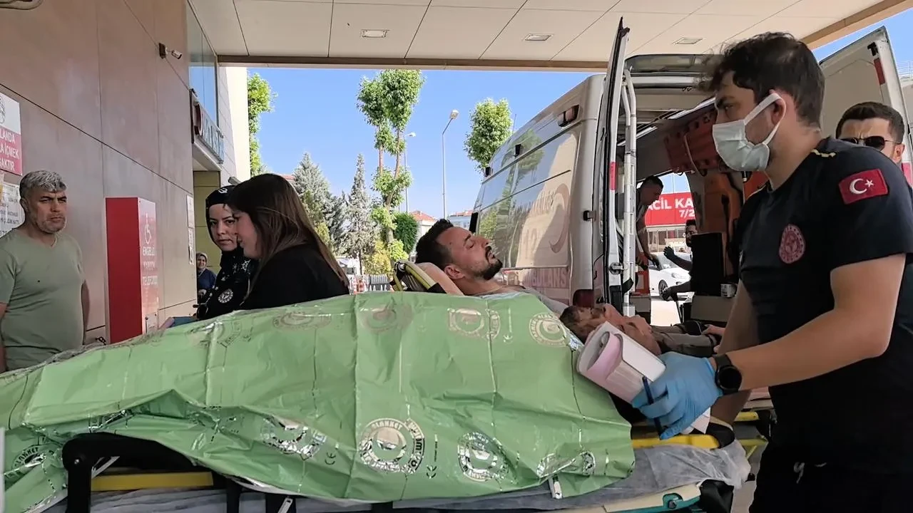 İnegölde doğalgaz hattı patlaması dört kişiyi yaraladı