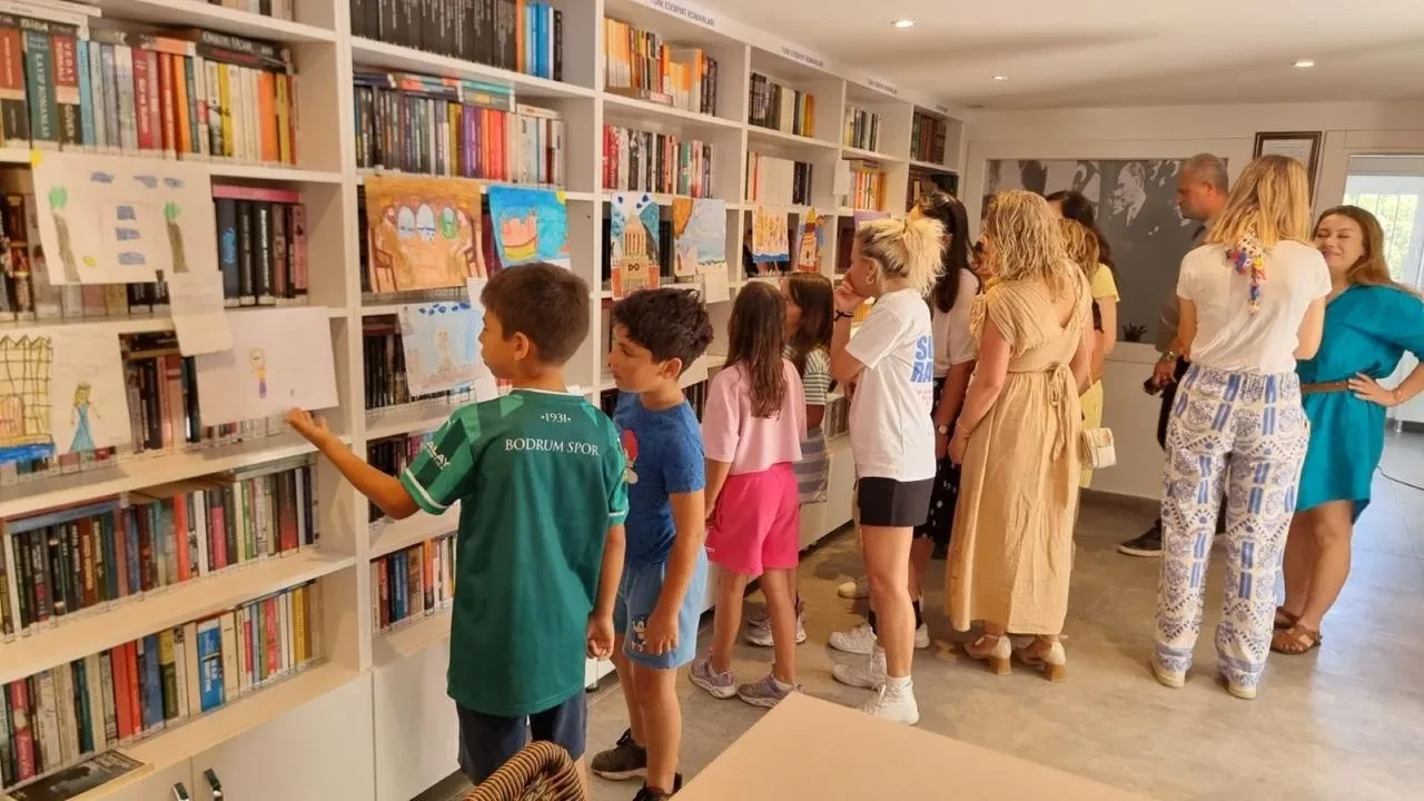 Yalıkavak öğrencileri Bodrum tarihini sanata döktü