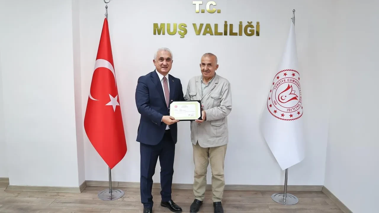Muş Valiliğinde Ali Kılıç 40 yıllık görevinden ayrıldı