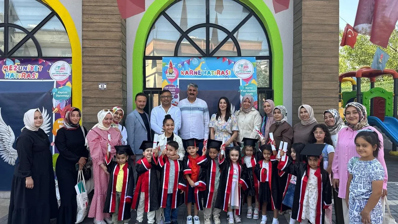 Şehit Hakan Akdere Gündüz Bakımevi ilk mezunlarını verdi