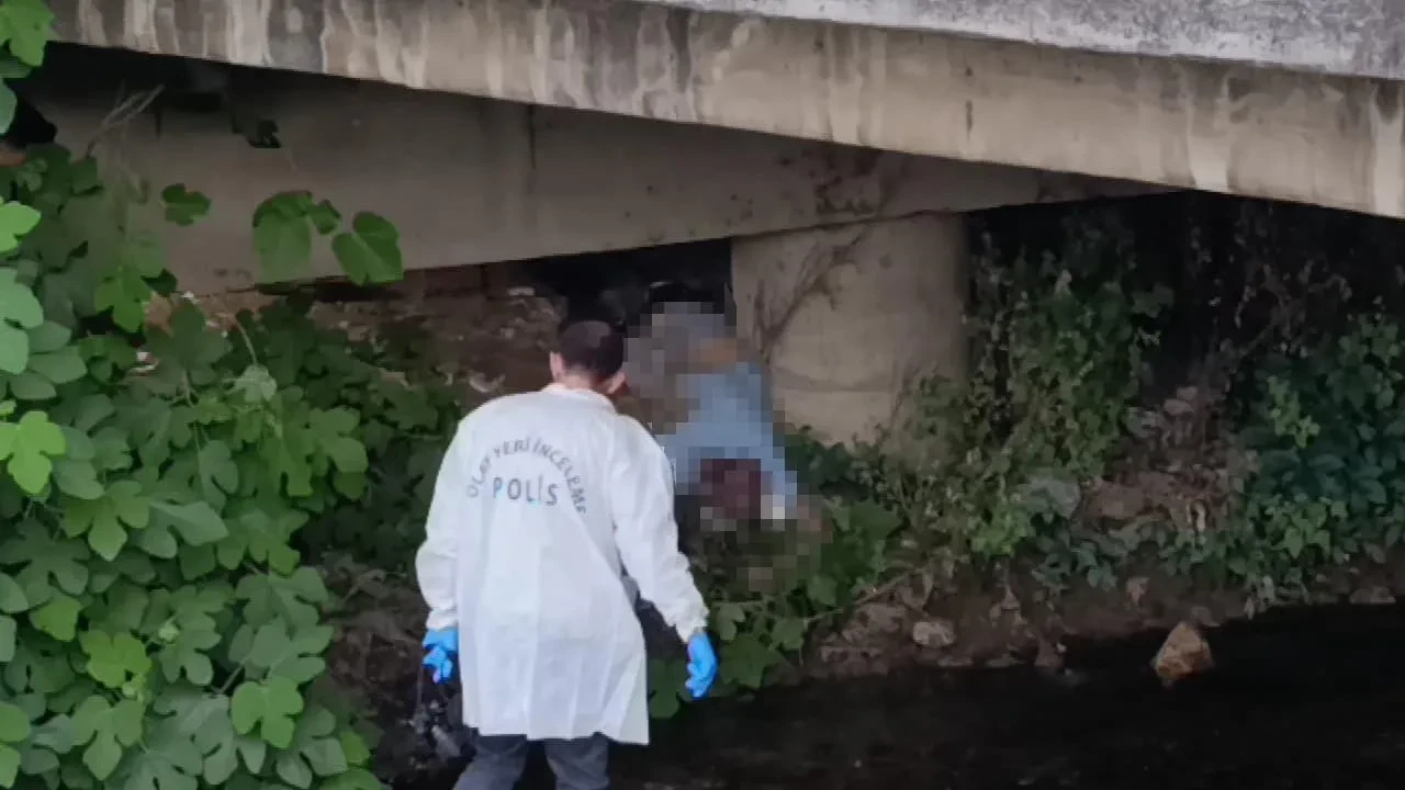 İnegöl Bedre Deresi köprü altında cansız beden bulundu