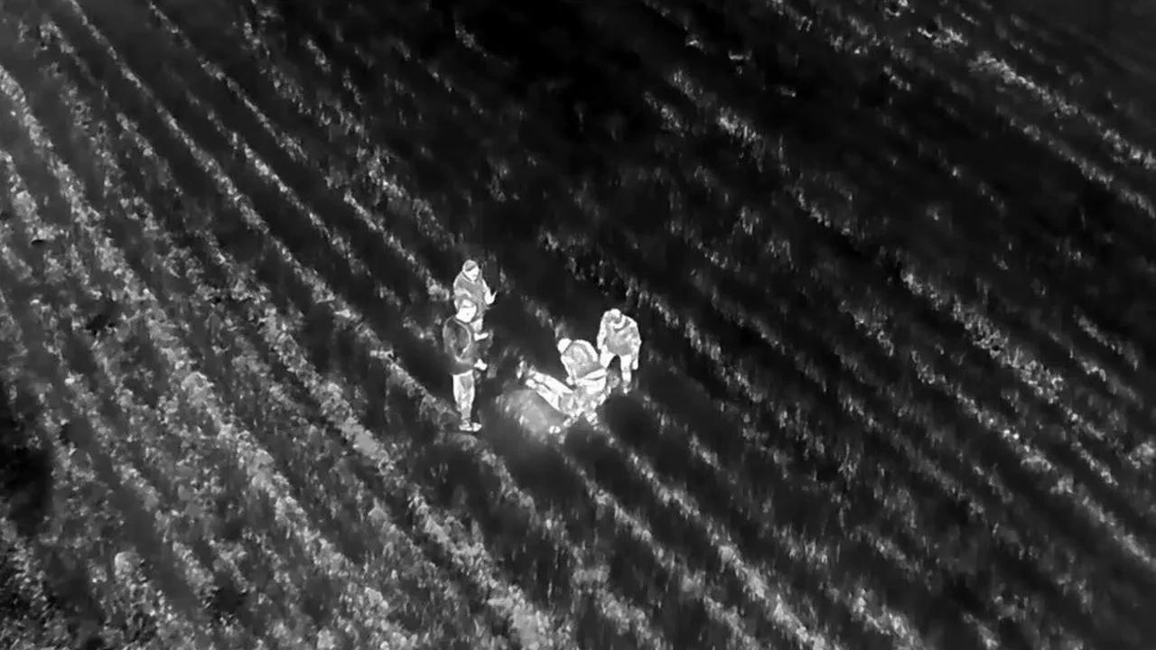 Kayıp vatandaş Bayburt dağlarında drone ile kurtarıldı