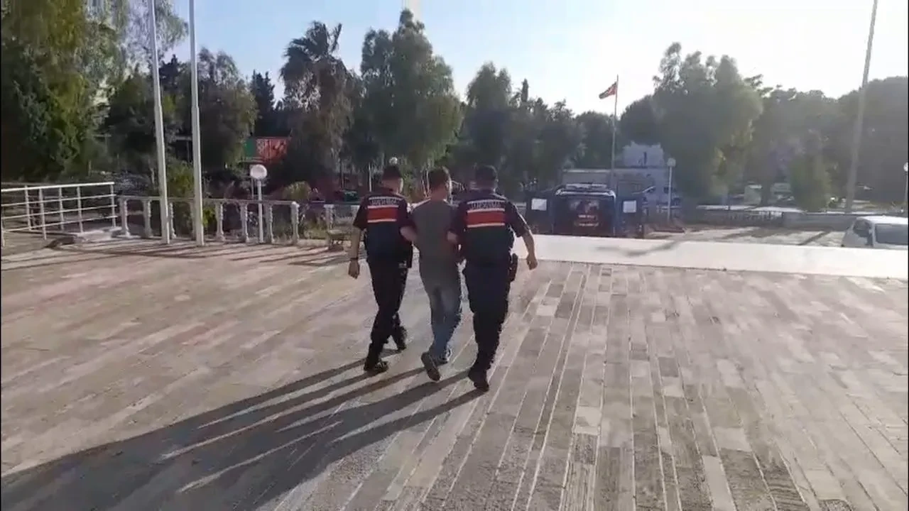 Foça orman yangınında bir şüpheli tutuklanarak cezaevine gönderildi