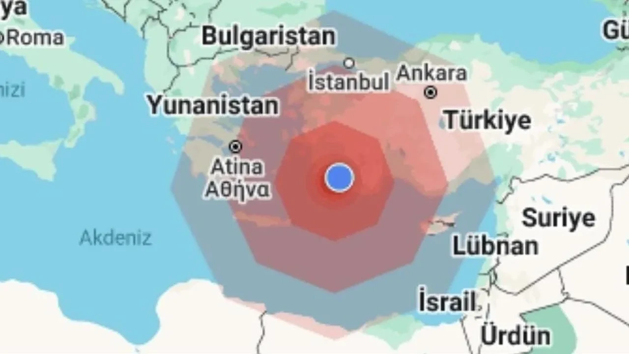 Marmaris açıklarında 5.8 deprem beş ili salladı