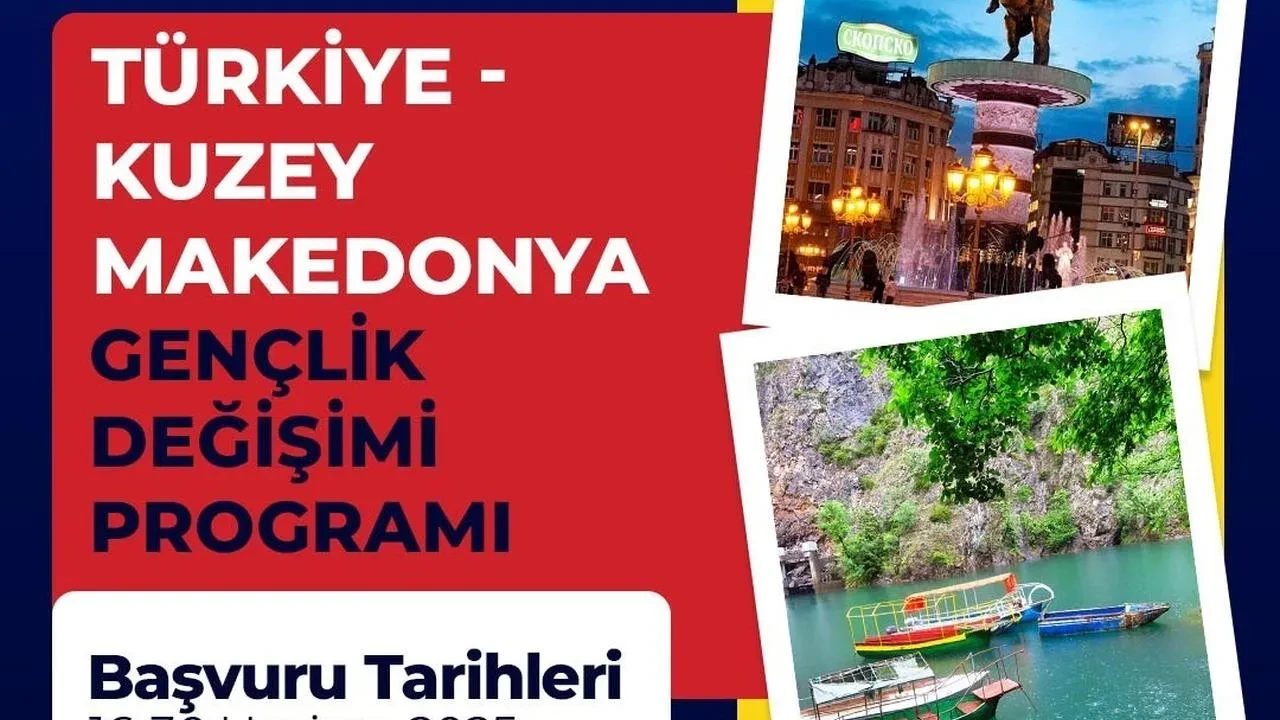Türkiye ve Kuzey Makedonya gençleri Denizlide buluşuyor