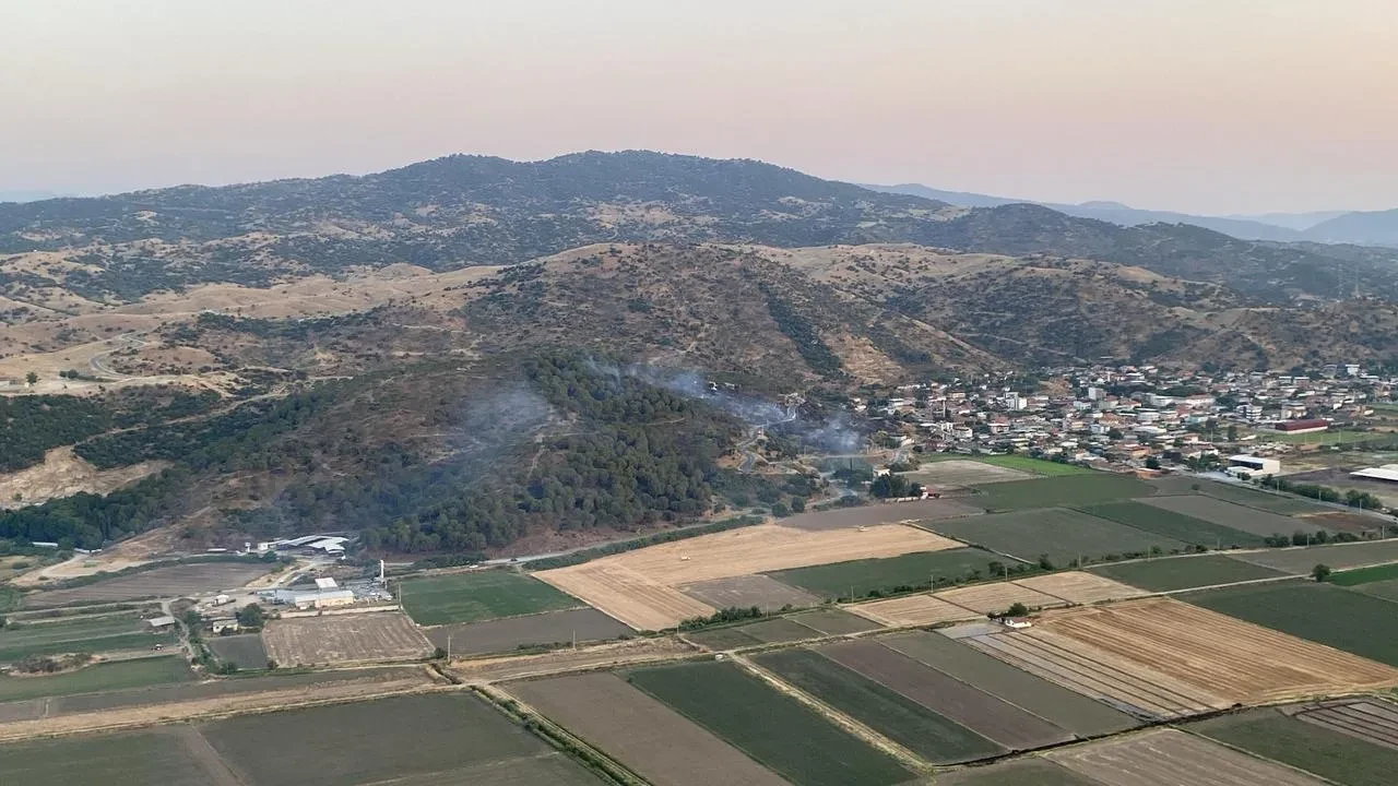 Aydın Koçarlı orman yangını hızla söndürüldü