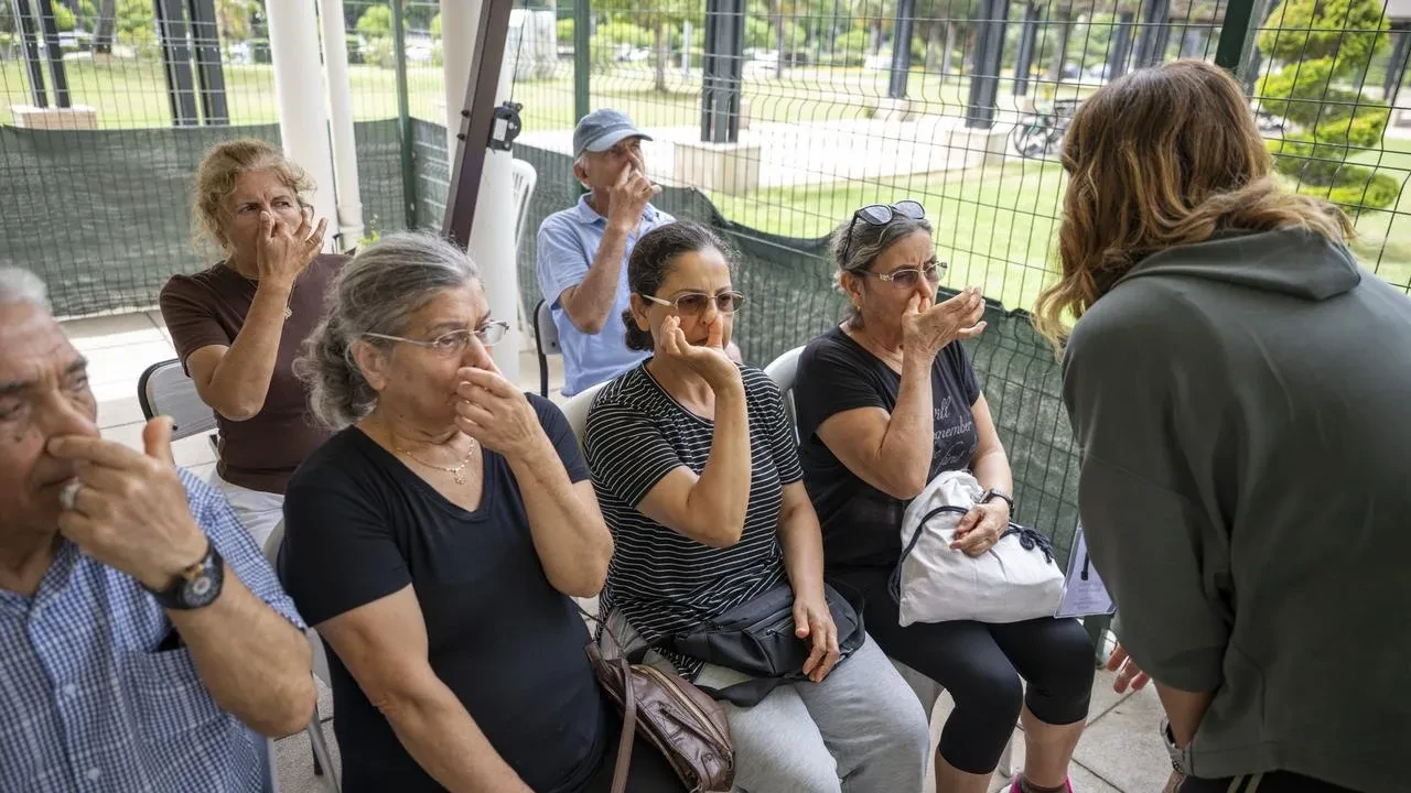 Mersin Büyükşehir yaşlılara doğru nefes almayı öğretti