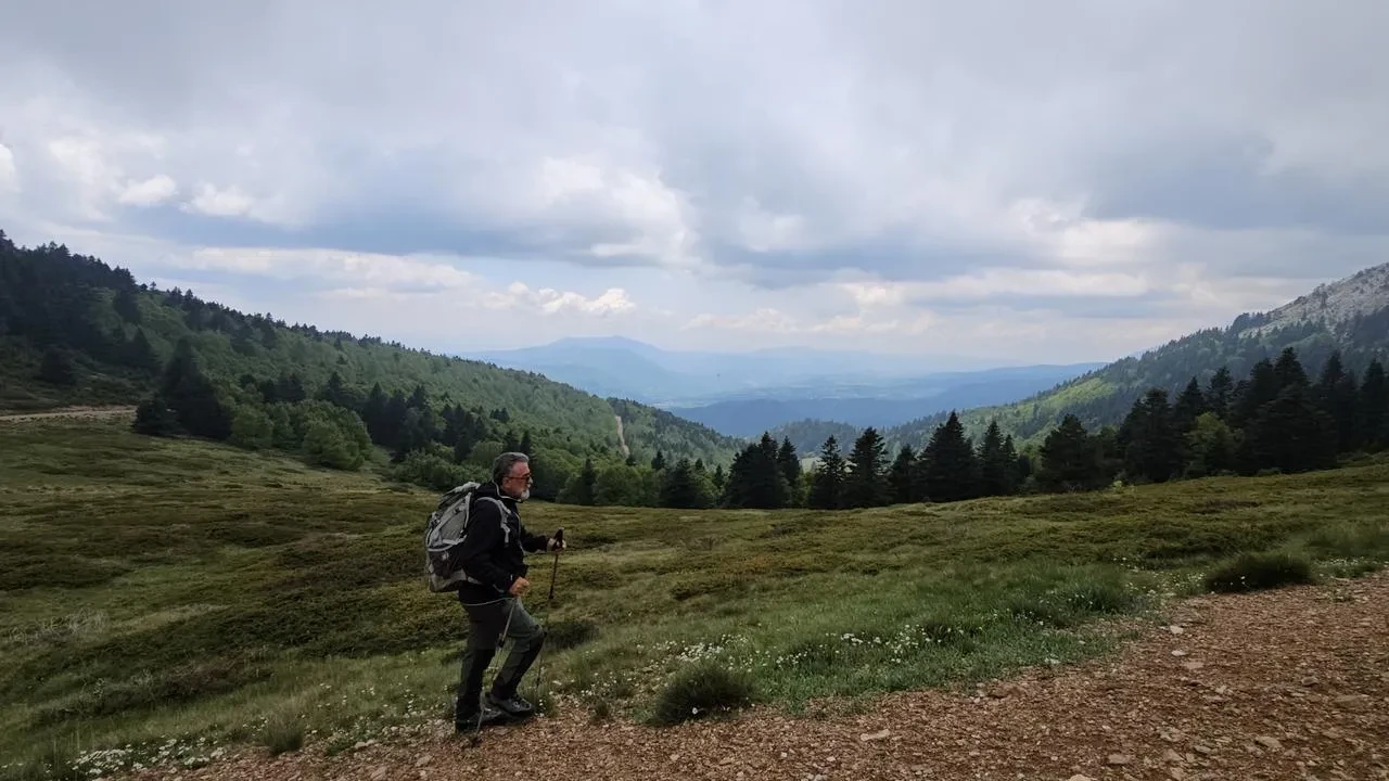 Uludağ zirvesinde Haziran karında dört mevsimi keşfettiler