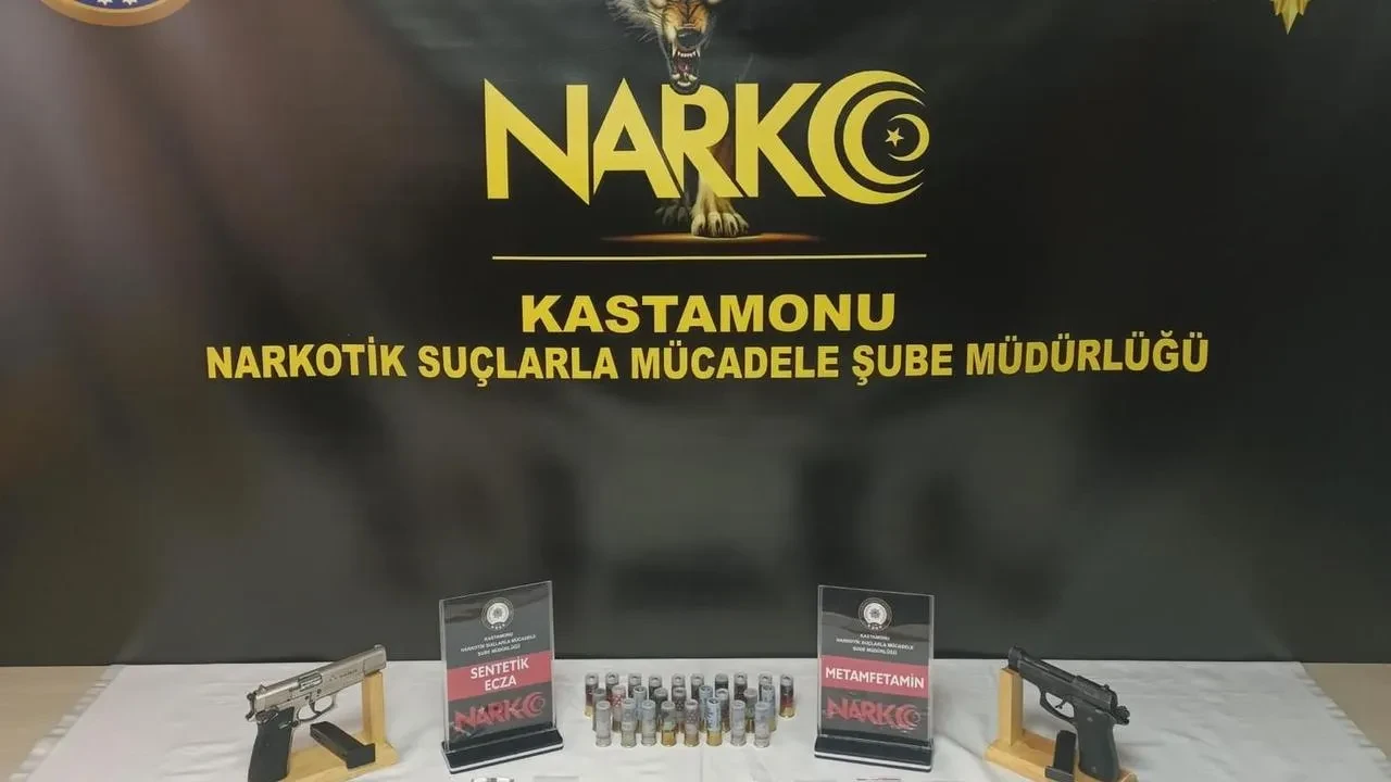Kastamonu uyuşturucu operasyonunda yatak altı sırrı ortaya çıktı