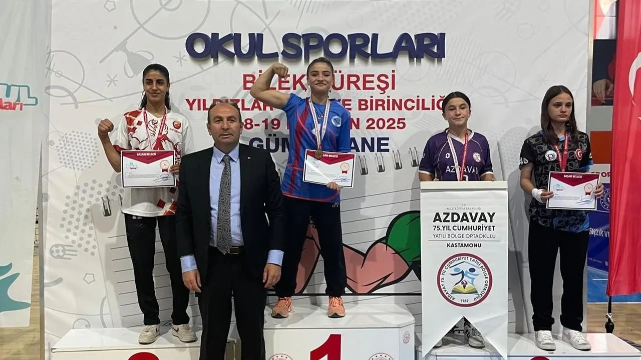 Köy okulu öğrencisi Ayşe Büyükkaçar şampiyonluğa yükseldi