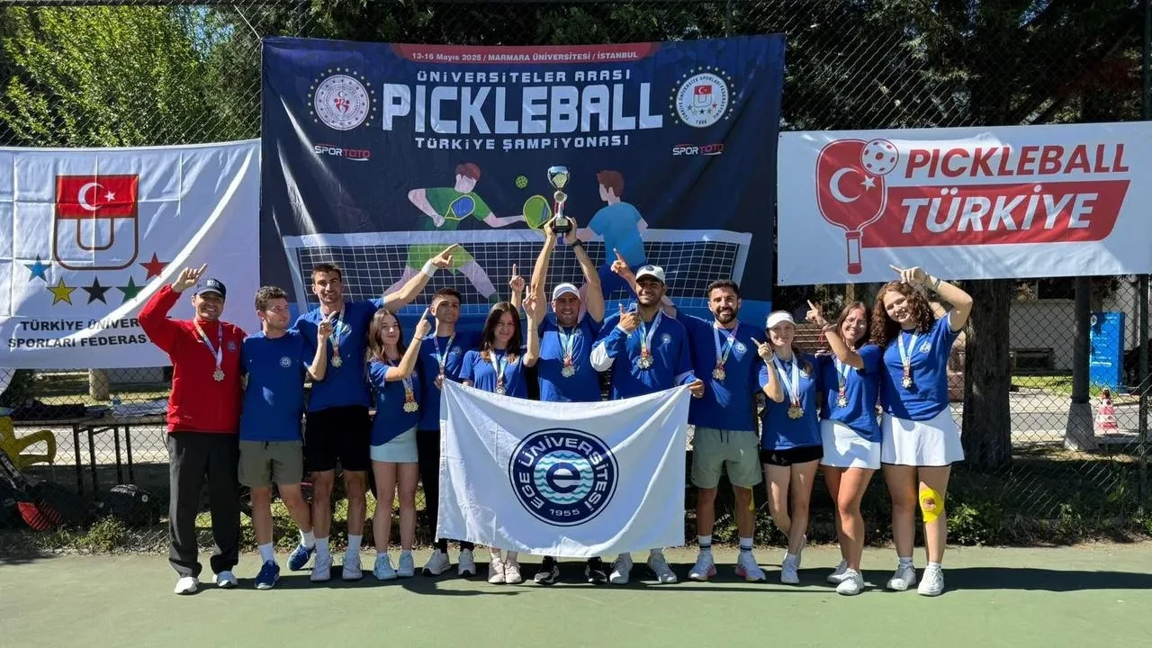 Ege Üniversitesi Pickleball Takımı Türkiye şampiyonluğunu kazandı
