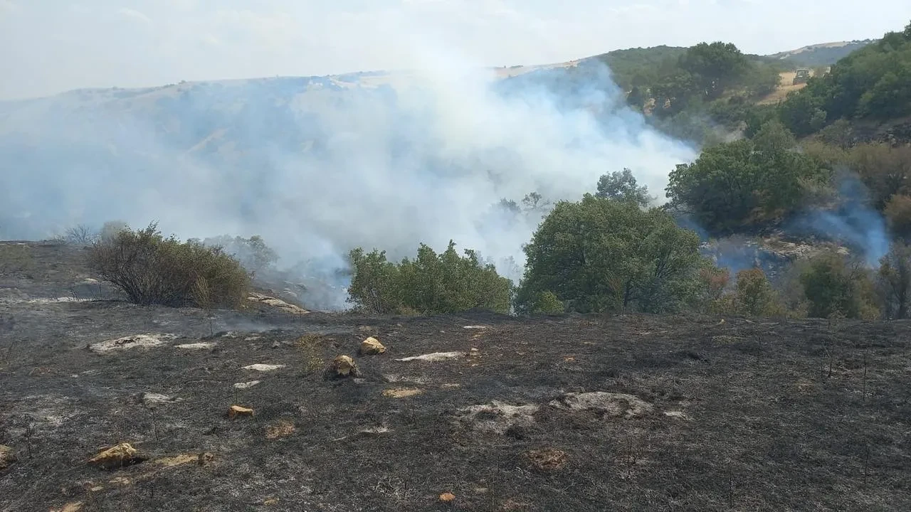 Eskişehir Uludere Mahallesi'nde tarım arazisinde yangın kontrol altına alındı