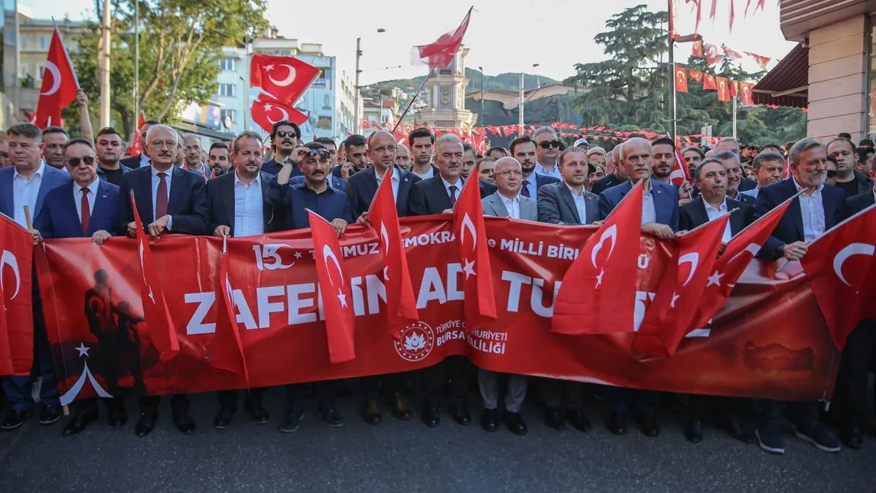 Bursa’da 15 Temmuz şehitleri için anma töreni düzenlendi