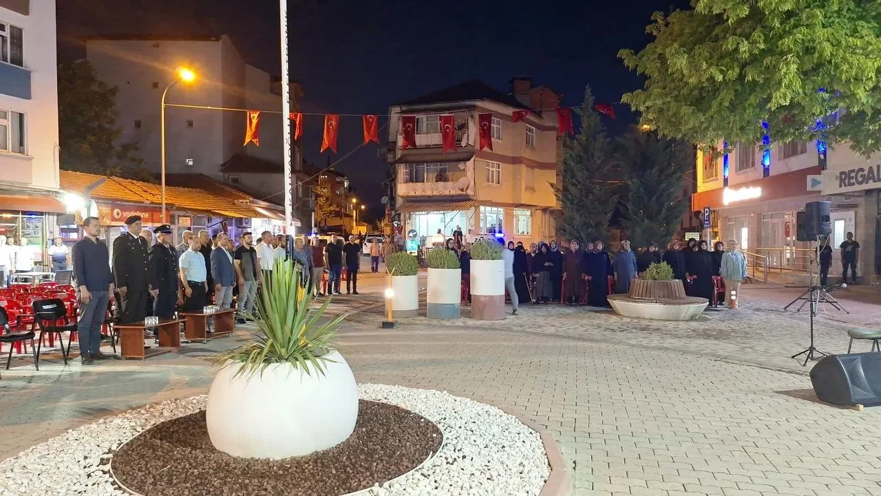 Hisarcık'ta 15 Temmuz şehitleri anma programı düzenlendi