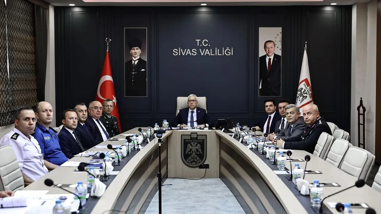 Sivas'ta asayiş olayları yüzde 20 azaldı ve 635 suçlu yakalandı