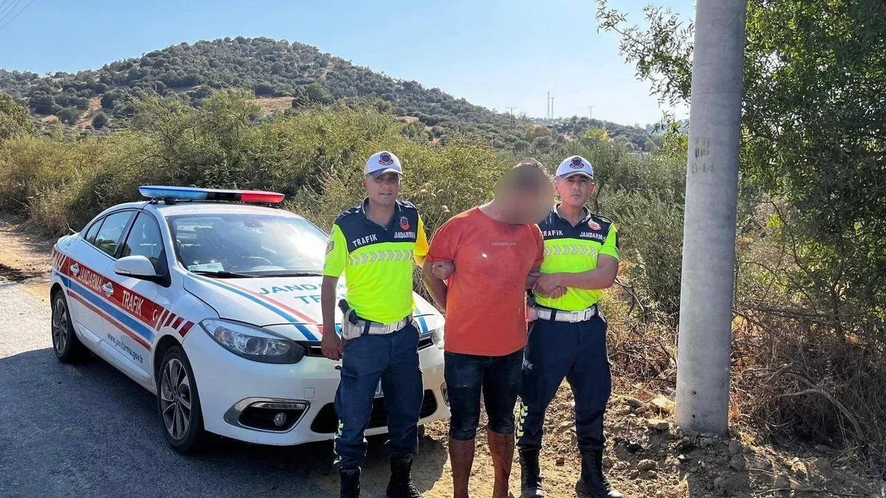 Aydın Çine'de damat kayınpederinin evini yaktı yakalandı