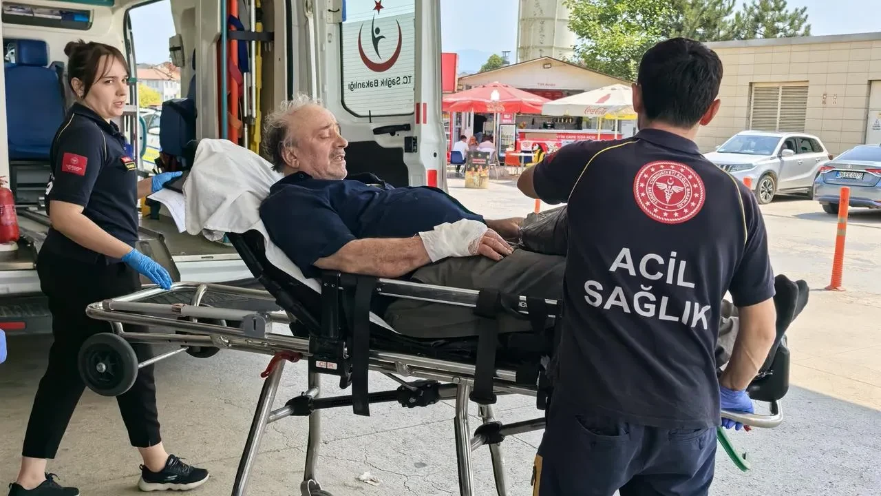 İnegöl'de işçi motorlu testere kazasında yaralandı