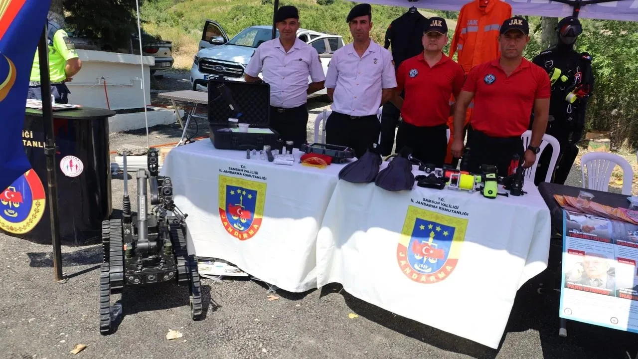 KapıkayaFest’de Samsun İl Jandarma Komutanlığı Standı Yoğun İlgi Gördü