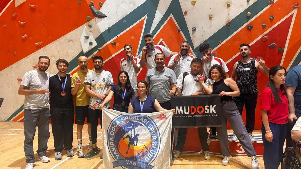 Türkiye'nin ilk para tırmanış şampiyonası Muş'ta gerçekleşti