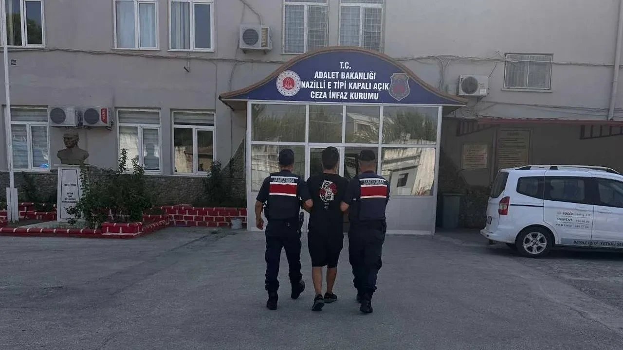 Nazilli'de yağma suçundan aranan şahıs jandarma tarafından yakalandı