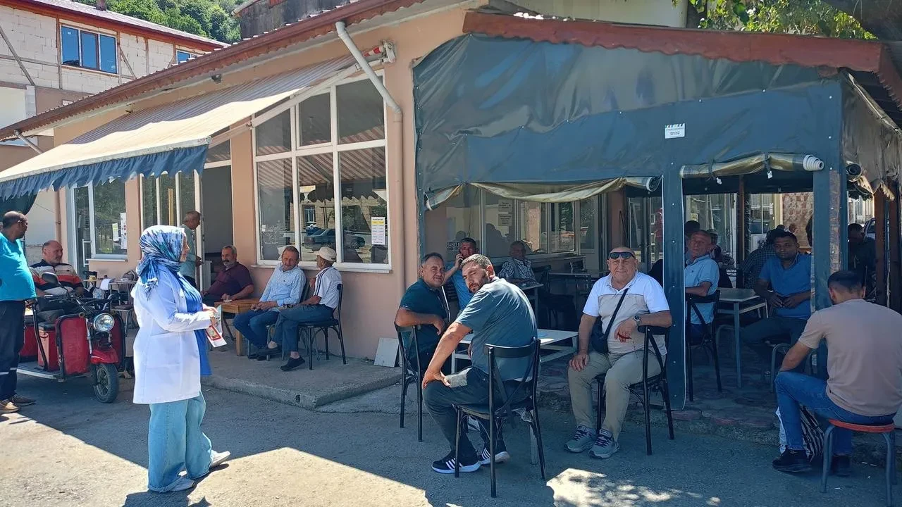 Akçakoca Sağlık Müdürlüğü Uğurlu Köyünde sağlık taraması başlattı