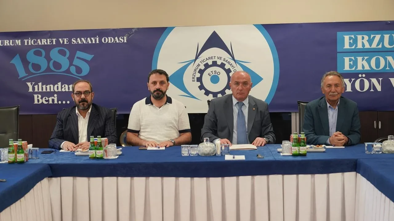 Erzurum Ticaret ve Sanayi Odası’nda TOBB kredisi ve AB diyaloğu görüşüldü