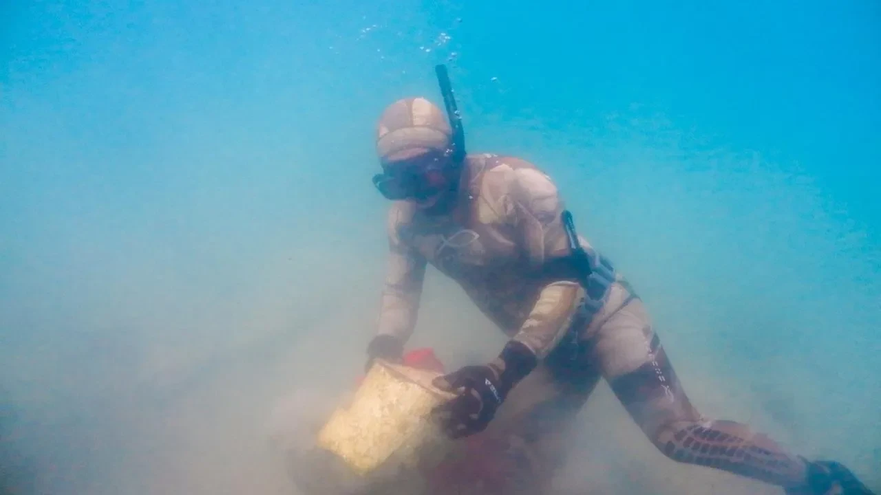 Bodrum Belediyesi Torba’da Deniz Dibi Temizliği Gerçekleştirdi
