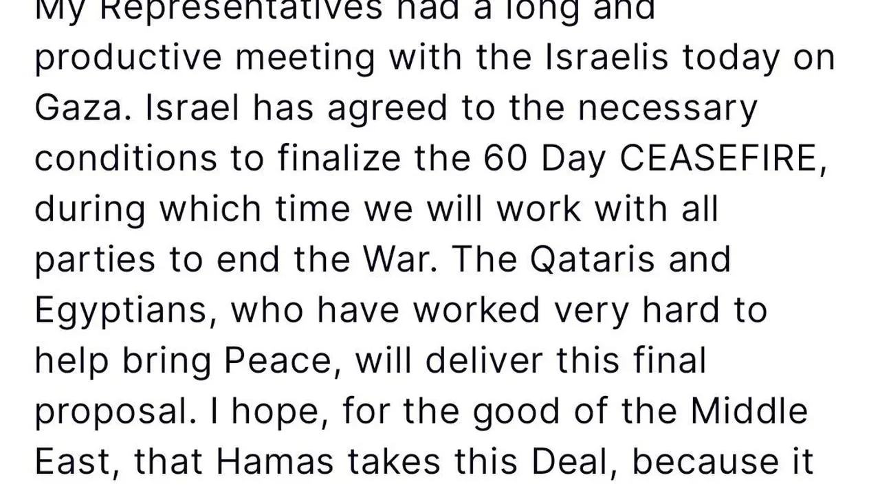 İsrail ve Trump Gazze için ateşkeste anlaştı