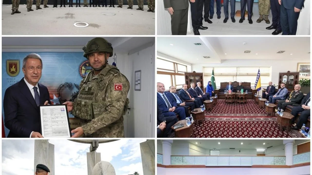 Hulusi Akar Srebrenitsa'da Aliya İzzetbegoviç'in Kabrini Ziyaret Etti