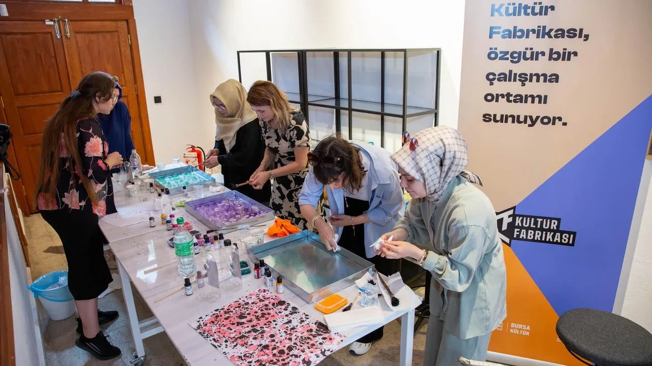 Bursa Kültür Fabrikası sanat atölyeleri kapılarını açtı