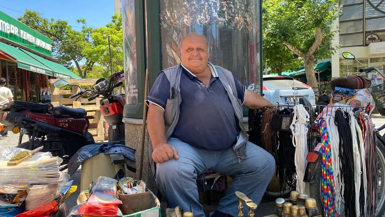 Emekli şoför Selahattin İnce çocukluk mesleğine döndü