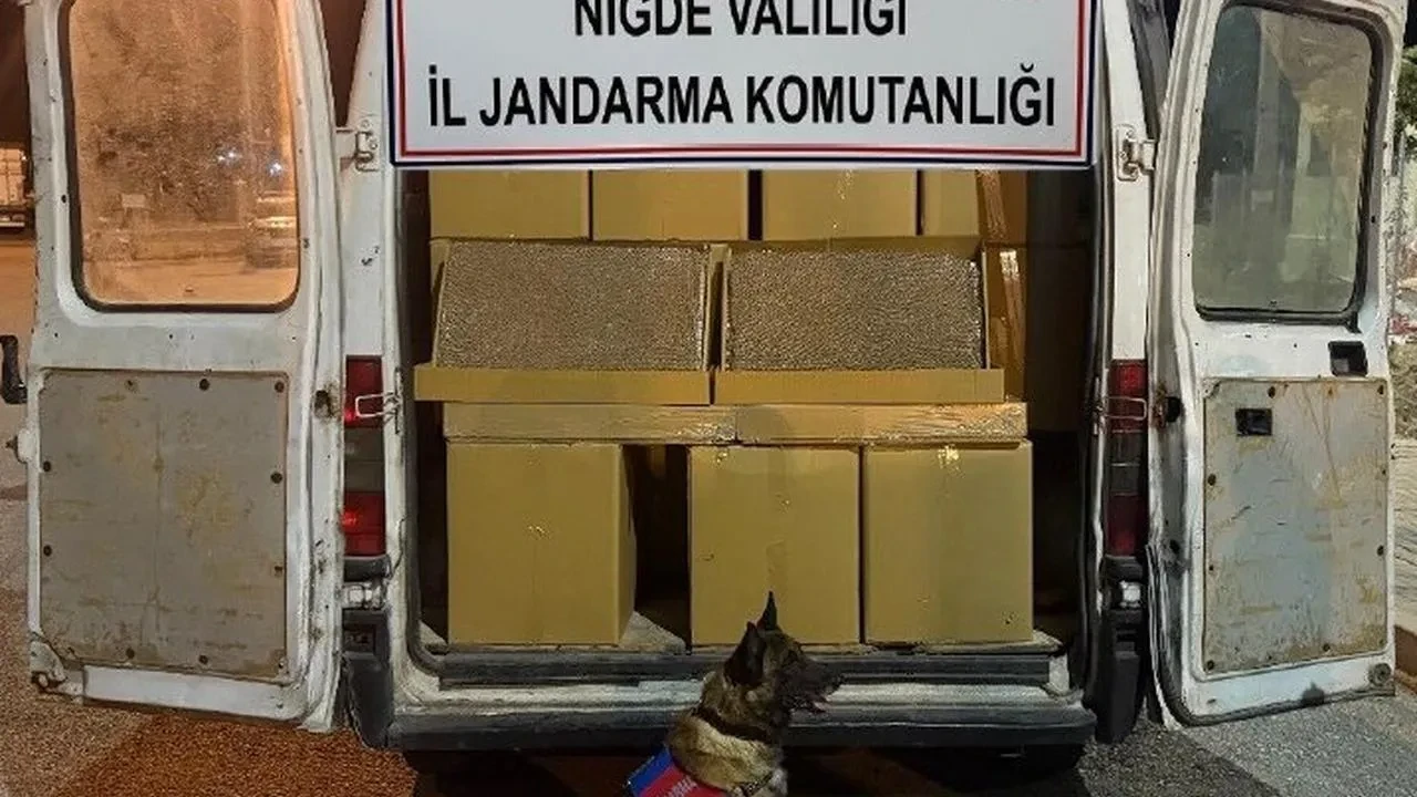 Niğde’de Jandarma Kaçak Sigara Operasyonuyla 1 Milyon 200 Bin Makaron Ele