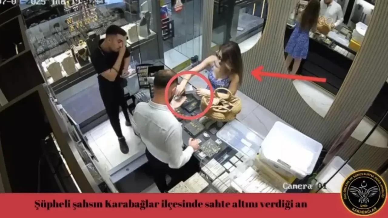 Sahte altın şebekesi İzmir Polisi tarafından Karabağlar'da yakalandı