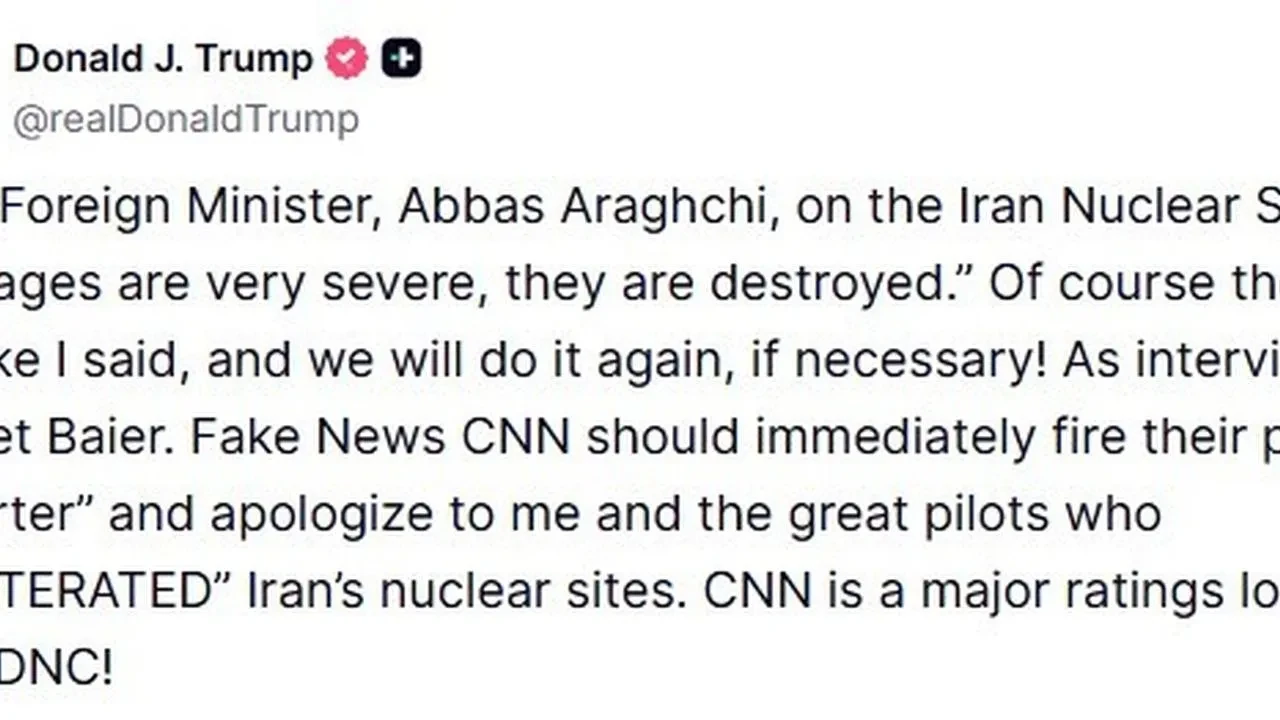 Trump İran’ın Nükleer Tesislerini Vurduğunu Açıkladı