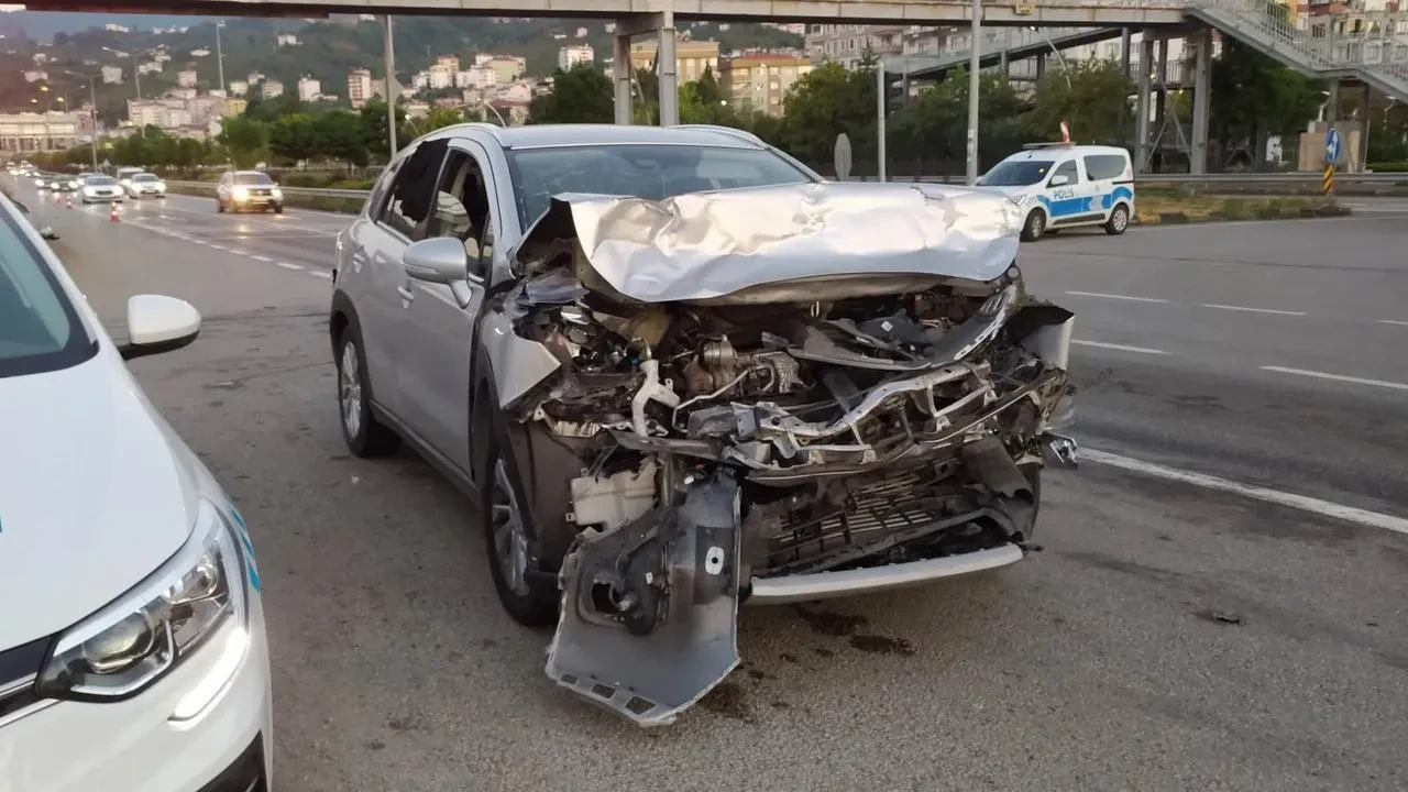 Giresun’da i̇ki ayrı kazada yedi kişi yaralandı