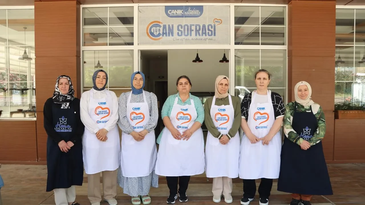 Canik Belediyesi Can Sofrası ile ucuz yemek sunuyor