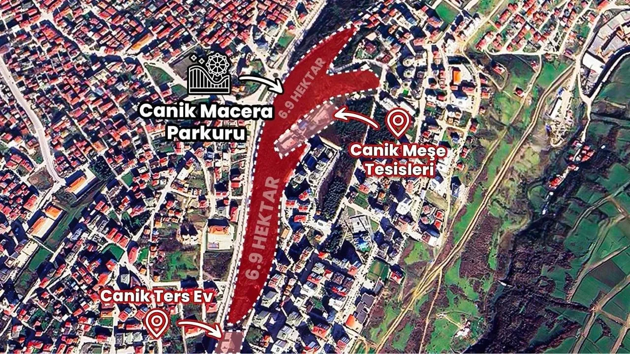 Canik belediyesi macera parkı için doğa dostu açıklama yaptı