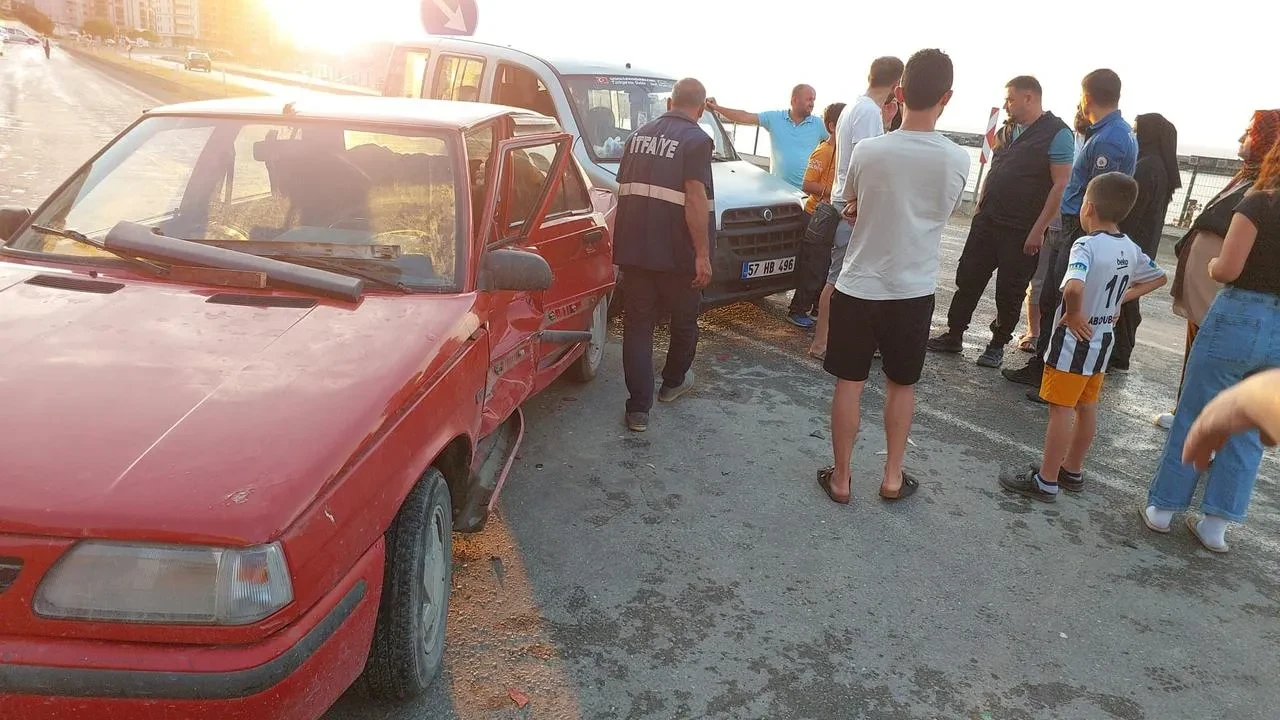 Türkeli'de trafik kazasında bir kişi yaralandı