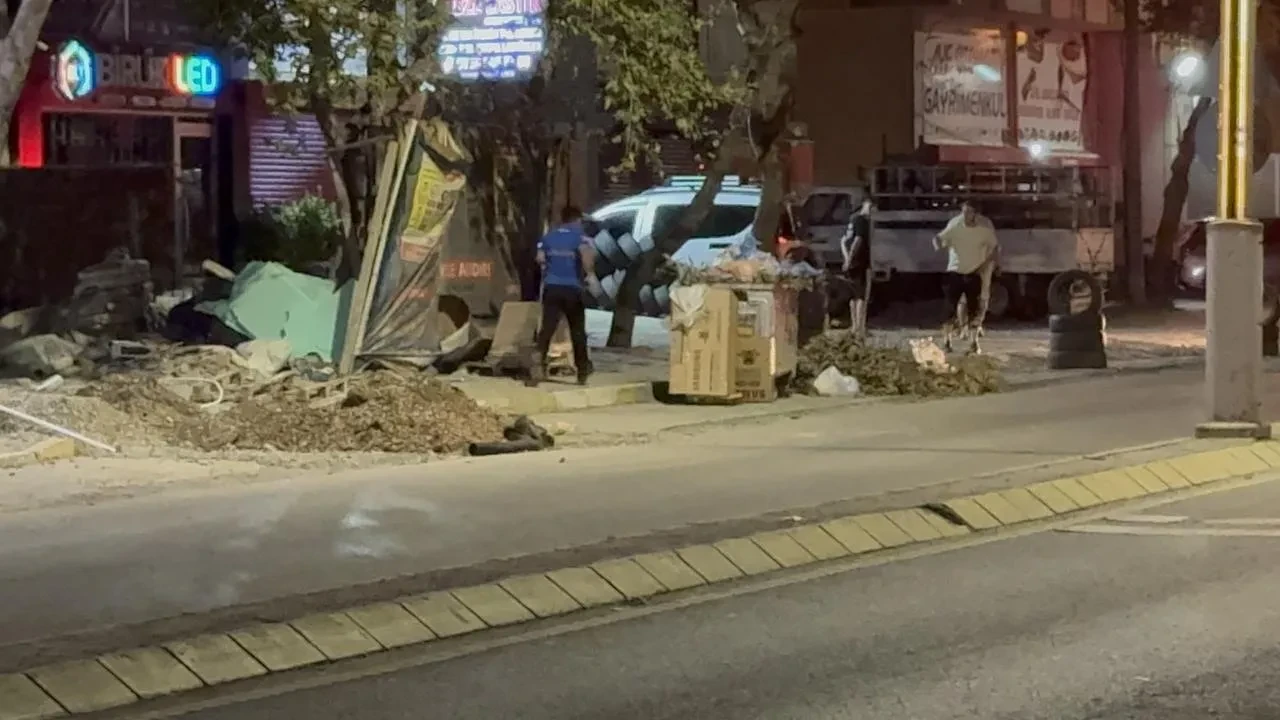 Kazı Çalışmaları Sırasında Gebze'de Doğal Gaz Boru Delindi